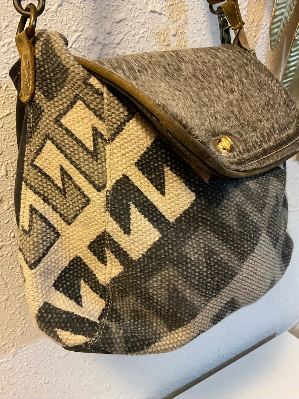 Myra Bag Backpack convertible Aztec print